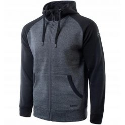 Rozpinana bluza z kapturem dla mężczyzn Hi-tec Selan. Szare bluzy męskie Hi-tec, m, bez wzorów, z kapturem. W wyprzedaży za 119.99 zł.