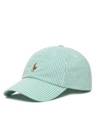 Polo Ralph Lauren Czapka z daszkiem 710957166500 Zielony. Zielone czapki i kapelusze damskie Polo Ralph Lauren, bez wzorów, z bawełny. Za 409.99 zł.