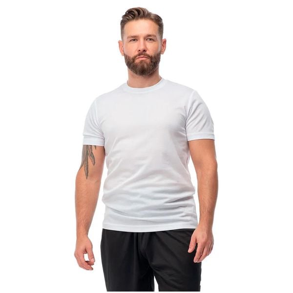 T-shirt Męski Dillion. Białe t-shirty męskie MARTES ESSENTIALS, l, bez wzorów, z materiału, klasyczne, bez kołnierzyka. Za 38.99 zł.