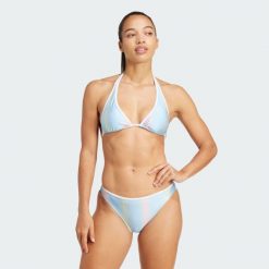 Bikini Tiro Neckholder. Białe bikini damskie Adidas, xl, bez wzorów. W wyprzedaży za 212.55 zł.