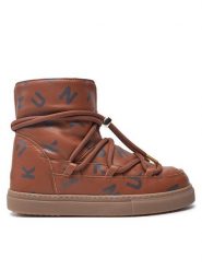 Inuikii Śniegowce Full Leather Print 65202-088 Brązowy. Brązowe buty zimowe dziewczęce Inuikii, ze skóry, bez zapięcia. Za 699.99 zł.