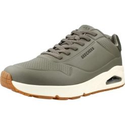 Buty SKECHERS 183007S UNO TAILORED AIR Zielony. Zielone trekkingi męskie Skechers, na fitness i siłownię. Za 320.99 zł.