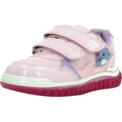 Buty GEOX B LIGHTYLOO GIRL Rose. Czerwone obuwie sportowe damskie Geox, bez wzorów, z syntetyku, na fitness i siłownię. Za 189.99 zł.