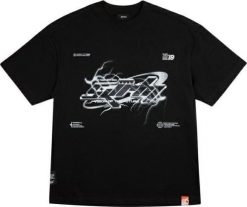 Skinarma T-Shirt Bolt M czarny/black. Czarne t-shirty męskie SKINARMA, m, bez wzorów, bez kołnierzyka. Za 245.75 zł.