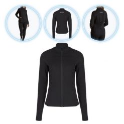 Bluza damska Trexo Trexi Blouse. Czarne bluzy damskie TREXO, bez wzorów, bez kaptura. Za 89.99 zł.