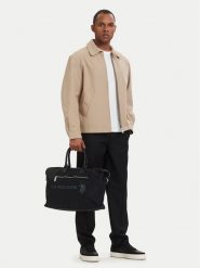 U.S. Polo Assn. Torba weekendowa BIUXT9145MIP Czarny. Czarne torebki do ręki damskie U.S. Polo Assn., bez wzorów, z materiału, bez dodatków. Za 164.99 zł.
