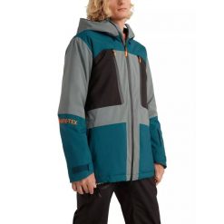 Kurtka narciarska męska O'Neill Gtx. Czarne kurtki sportowe męskie O'Neill, na zimę, l, bez wzorów, z materiału, narciarskie. Za 1,799.00 zł.