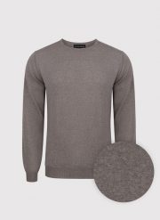 PAKO LORENTE – Brązowy sweter męski z wełny merino. Brązowe swetry przez głowę męskie Pako Lorente, na zimę, m, bez wzorów, z wełny, bez kołnierzyka. Za 239.99 zł.