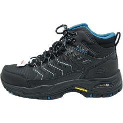Buty trekkingowe Skechers Arch Fit Dawson Raveno Niebieskie. Niebieskie trekkingi męskie Skechers, na zimę, trekkingowe. Za 548.00 zł.