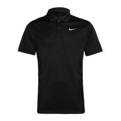 Koszulka tenisowa męska Nike Court Dri-Fit Polo Solid. Czarne koszulki polo męskie Nike, m, bez wzorów, bez ramiączek. Za 199.99 zł.