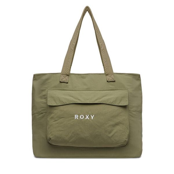 Torebka Roxy. Brązowe torebki do ręki damskie Roxy, bez wzorów, bez dodatków. Za 79.99 zł.