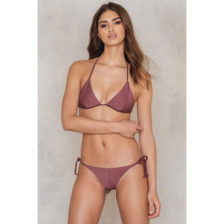 Roser Dół bikini z marszczeniem - Purple. Bikini damskie marki Roser. W wyprzedaży za 40.47 zł.