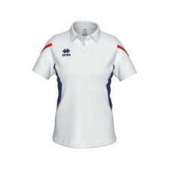 Damski jersey Errea Carmen. Białe koszulki sportowe damskie ERREA, bez wzorów, z jersey, bez kołnierzyka, bez ramiączek. Za 207.00 zł.