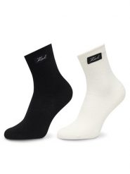 KARL LAGERFELD Skarpety długie B1W47036 Czarny. Czarne skarpety damskie KARL LAGERFELD, bez wzorów, z bawełny. Za 169.99 zł.