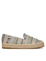 Roxy Espadryle WSS990-261 Niebieski. Niebieskie espadryle damskie Roxy, bez wzorów, z materiału, bez obcasa, bez zapięcia. Za 99.99 zł.