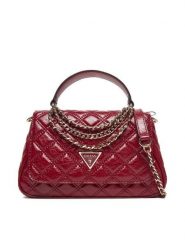 Guess Torebka HWTT96 73190 Bordowy. Czerwone torebki do ręki damskie Guess, z aplikacjami, ze skóry, bez dodatków. Za 459.99 zł.