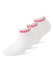 HUGO Skarpety w 3-paku - 3P AS UNI CC W Kobiety biały|czerwony, 39-42. Białe skarpety damskie Hugo, bez wzorów, z bawełny. Za 79.95 zł.