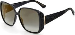 Jimmy Choo Damskie okulary przeciwsłoneczne JIMMY CHOO WOMEN CLOES62807FQ (Szkło/Zausznik/Mostek) 62/14/140 mm) NoSize. Okulary przeciwsłoneczne damskie Jimmy Choo. Za 591.36 zł.