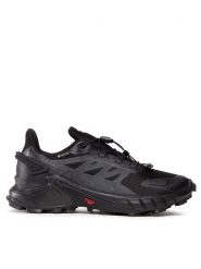 Salomon Buty do biegania Supercross 4 Gtx W GORE-TEX 417339 20 V0 Czarny. Czarne obuwie sportowe damskie Salomon, bez wzorów, z gore-texu, do biegania. Za 599.99 zł.