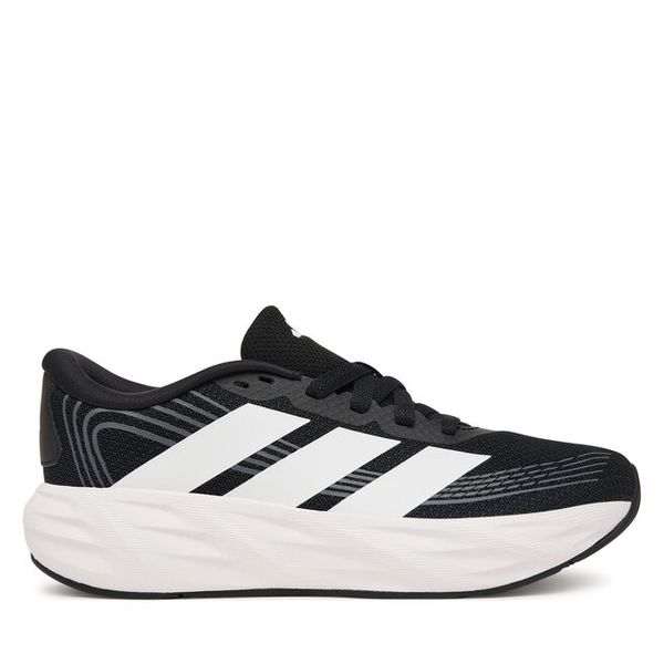Sneakersy adidas. Czarne trampki i tenisówki chłopięce Adidas, bez wzorów, bez zapięcia. Za 168.99 zł.