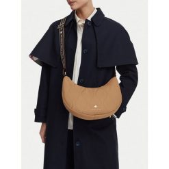 Torebka Beverly Hills Polo Club. Brązowe torebki do ręki damskie Beverly Hills Polo Club, bez wzorów, bez dodatków. Za 159.99 zł.