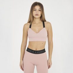 Crop top do treningu DESPINA. Czarne obuwie sportowe damskie Legea, bez wzorów, z elastanu, na fitness i siłownię. W wyprzedaży za 92.00 zł.