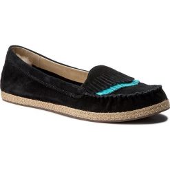 Espadryle UGG - W Shiri 1016662 W/Blk. Czarne espadryle damskie UGG, ze skóry. W wyprzedaży za 229.00 zł.