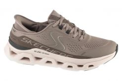 Buty sportowe Sneakersy damskie, Slip-Ins: Glide-Step Altus. Brązowe obuwie sportowe damskie Skechers, bez wzorów, z materiału, trekkingowe. Za 399.99 zł.