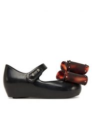 Melissa Baleriny Ultragirl Classic Bow 35967 Czarny. Czarne baleriny dziewczęce Melissa, bez wzorów, z tworzywa sztucznego, bez zapięcia. Za 159.99 zł.