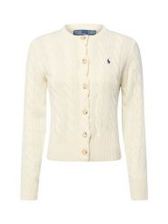 Polo Ralph Lauren Kardigan z zawartością kaszmiru Kobiety Kaszmir biały, S. Białe kardigany damskie Polo Ralph Lauren, s, bez wzorów, z kaszmiru. Za 1,199.95 zł.