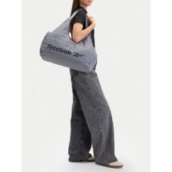 Torba Reebok. Szare plecaki damskie Reebok, bez wzorów, sportowe. Za 99.99 zł.