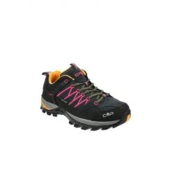 Buty trekkingowe damskie CMP Rigel. Czarne obuwie sportowe damskie CMP, bez wzorów, z materiału, trekkingowe. Za 614.00 zł.