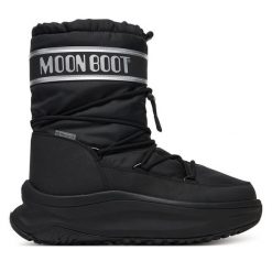 Śniegowce Moon Boot. Czarne śniegowce i trapery męskie Moon Boot, bez zapięcia. Za 899.99 zł.