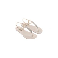 Sandały damskie Ipanema Class Chic. Brązowe klapki damskie Ipanema, bez wzorów, bez obcasa, bez zapięcia. Za 89.89 zł.