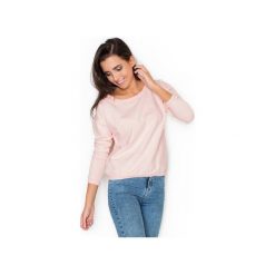 Bluza K235 Róż. Czerwone bluzy damskie Katrus, z bawełny. Za 89.00 zł.
