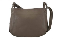 Listonoszka skórzana BARBERINI'S c. beżowa 946-9. Brązowe torebki shopper damskie Barberinis, bez wzorów, z lakierowanej skóry, eleganckie, małe, lakierowane, bez dodatków. Za 289.99 zł.