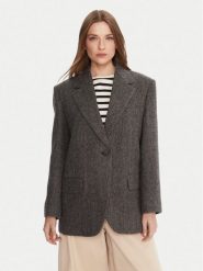 Weekend Max Mara Marynarka Tronto 2525046042 Szary Regular Fit. Szare żakiety damskie Weekend Max Mara, m, bez wzorów, z wełny. Za 2,069.00 zł.