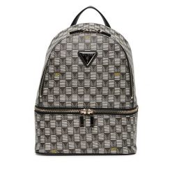 Plecak Guess. Czarne plecaki damskie Guess, z aplikacjami. Za 439.99 zł.