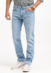 LEE DAREN ZIP FLY MĘSKIE SPODNIE JEANSOWE JEANSY DŻINSY BLUE SKY LIGHT L707ICC25 112331697. Niebieskie jeansy męskie Lee. Za 239.99 zł.