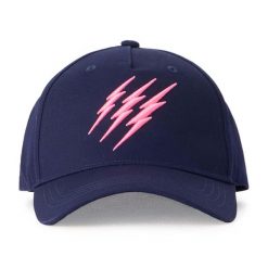 Czapka bejsbolowa Stade Français LA84 SFP. Niebieskie czapki i kapelusze męskie Kappa, z aplikacjami, z bawełny, sportowe. Za 229.50 zł.