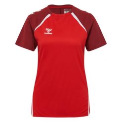 Damski jersey Hummel Lead 2.0. Brązowe koszulki sportowe damskie Hummel, bez wzorów, z jersey, sportowe, bez kołnierzyka. Za 155.00 zł.