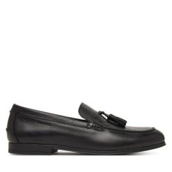 Loafersy Tommy Hilfiger. Czarne mokasyny męskie Tommy Hilfiger. Za 649.99 zł.