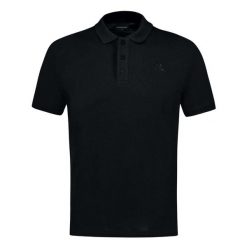 Polo Le Coq Sportif Essentiels. Czarne koszulki polo męskie le coq sportif, m, bez wzorów, bez kołnierzyka, bez ramiączek. Za 317.95 zł.