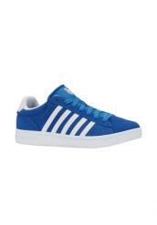 Buty K-Swiss COURT TIEBRK II SDE (09492-444-M). Niebieskie trekkingi męskie K-SWISS, na fitness i siłownię. Za 169.00 zł.