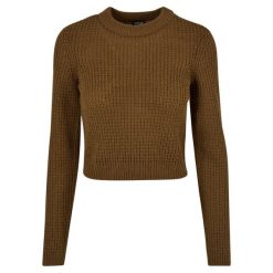 Sweter damski Urban Classics. Zielone swetry damskie Urban Classics, na zimę, bez wzorów, z dzianiny, bez kołnierzyka, bez ramiączek, bez kaptura. Za 175.50 zł.