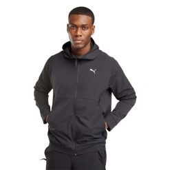 Kurtka z dresu Puma Tech woven. Czarne kurtki męskie Puma, l, bez wzorów, z dresówki. Za 293.40 zł.