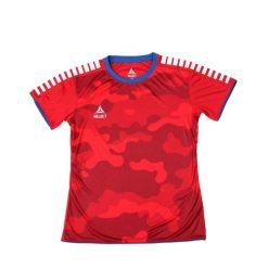 Damska koszulka Select Player. Czerwone koszulki sportowe damskie Select, m, bez wzorów, z tkaniny, bez kołnierzyka, bez ramiączek, na fitness i siłownię. Za 129.00 zł.