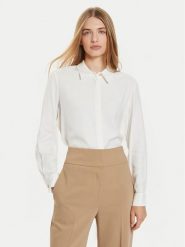 Tommy Hilfiger Koszula WW0WW43575 Biały Regular Fit. Białe bluzki damskie Tommy Hilfiger, bez wzorów, z wiskozy, biznesowe, bez kołnierzyka, bez ramiączek. Za 389.99 zł.