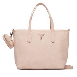 Torebka Guess. Czerwone torebki do ręki damskie Guess, z aplikacjami, klasyczne, bez dodatków. Za 324.99 zł.
