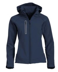 Clique Kurtka Milford Women – trzywarstwowy softshell z membraną – dark navy. Niebieskie kurtki damskie CLIQUE, s, bez wzorów, z materiału. Za 366.96 zł.